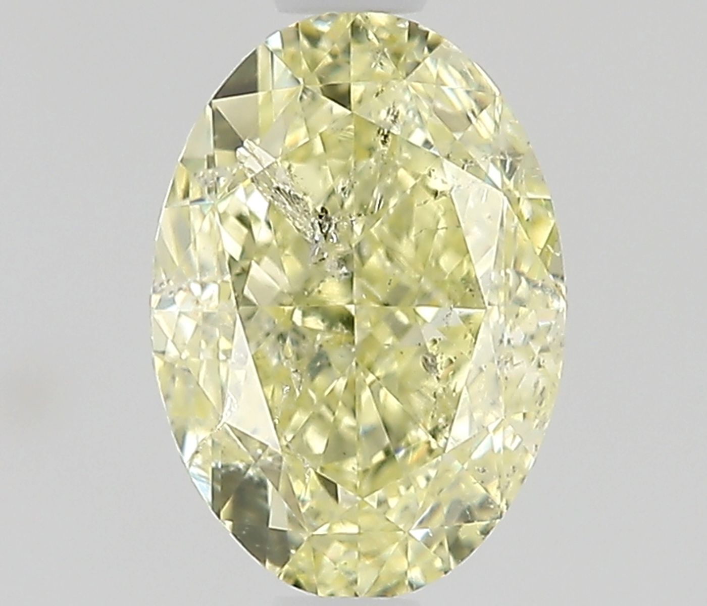 Diament 1.0 ct Fancy Light Yellow/I1