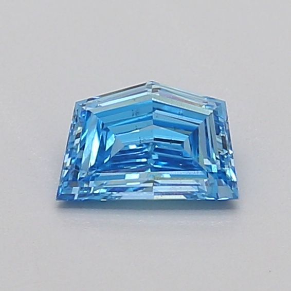 0.4 CT Fancy Vivid Blue PENTAGONAL
