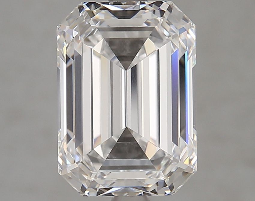 Diamant Émeraude 4.02 ct - Couleur D - Pureté VVS2