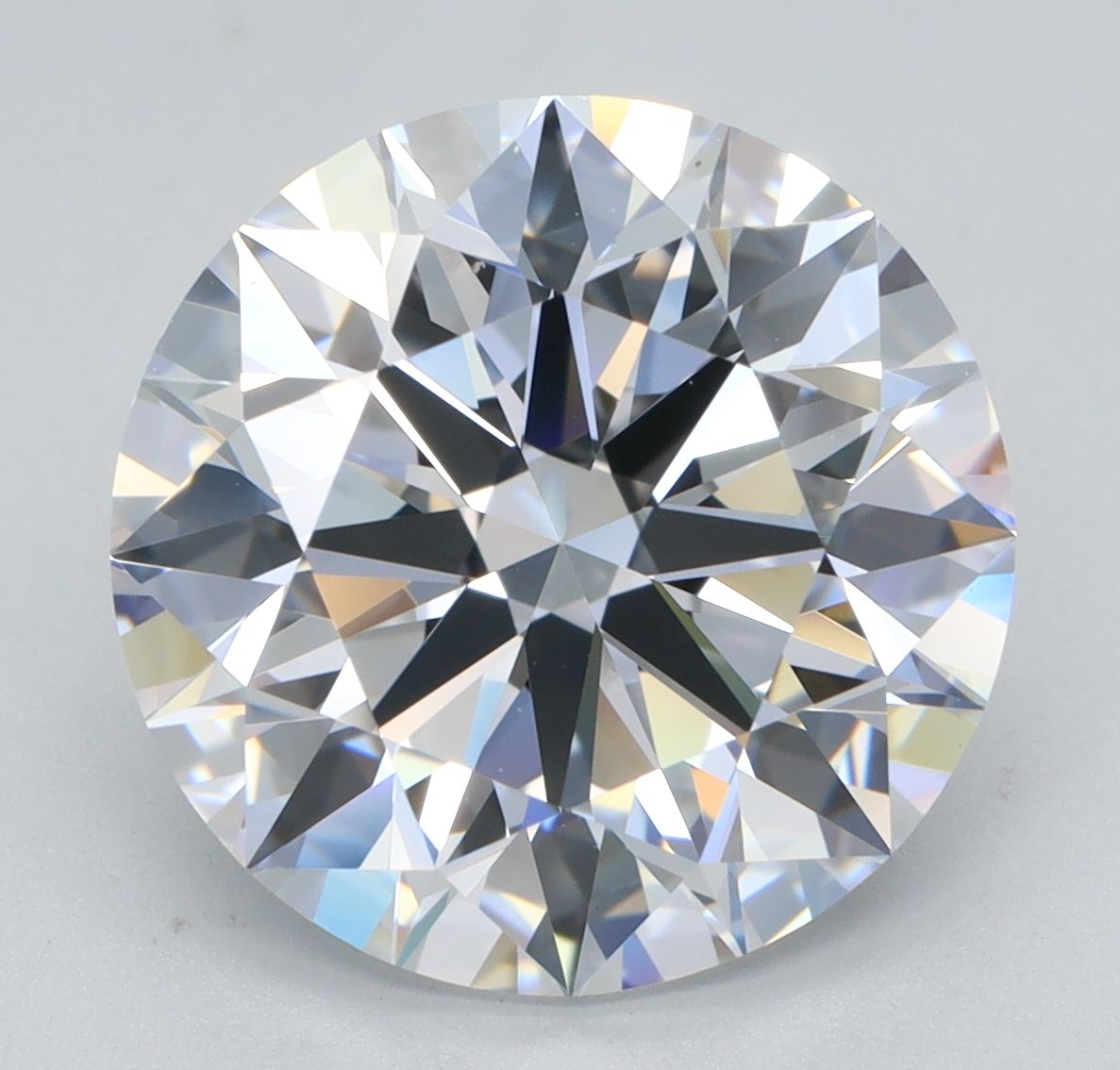 5.24 ct. round Lab Grown Diamond front image
