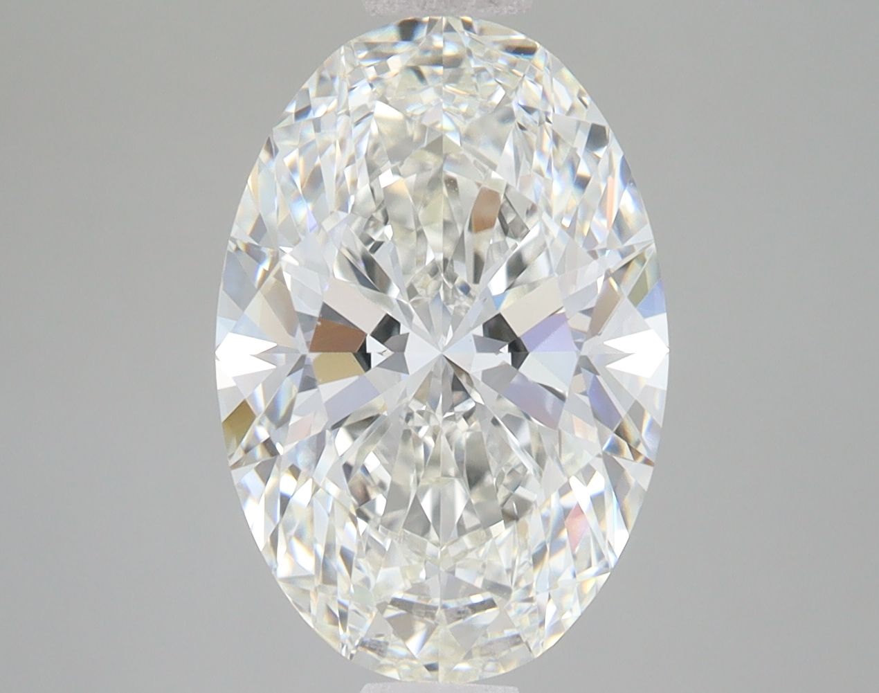 4.24 ct. oval Lab Grown Diamond front image