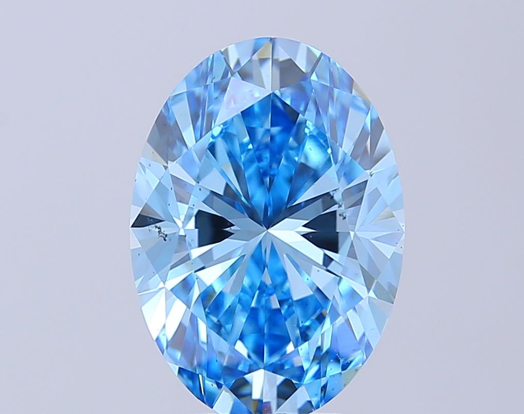 5.08 ct. oval Lab Grown Diamond front image