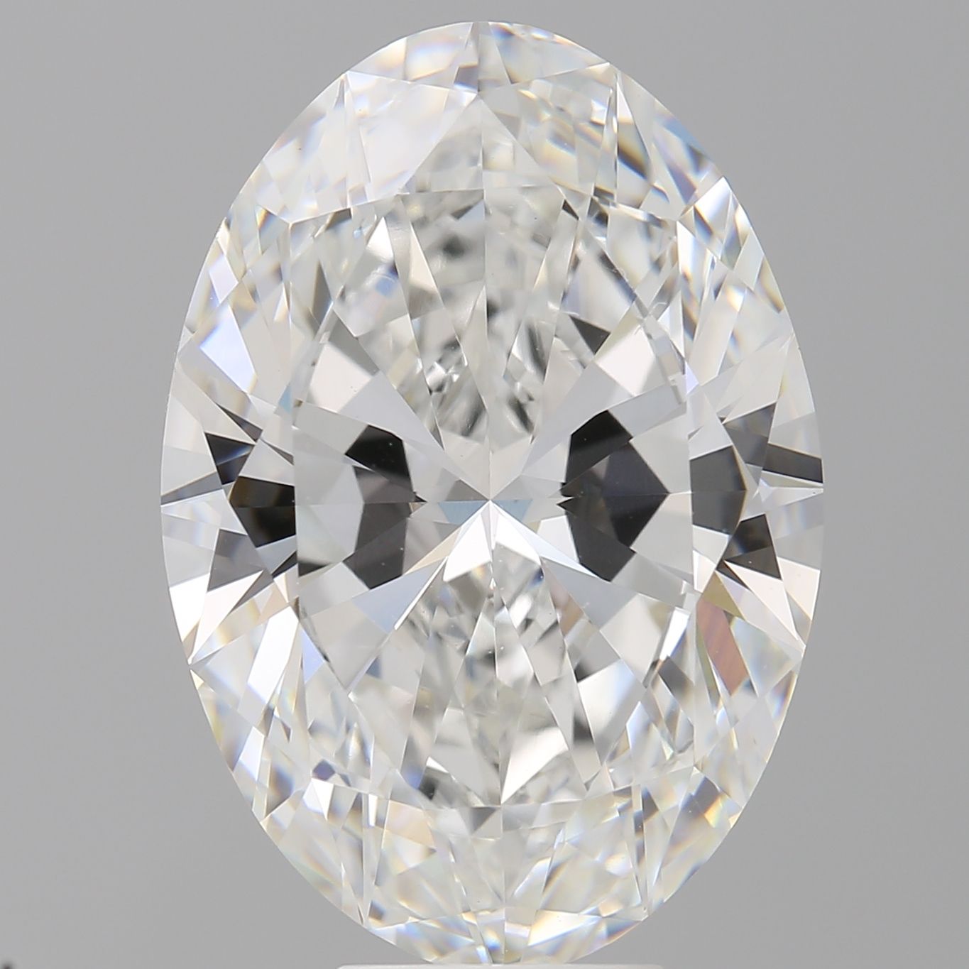 9.09 ct. oval Lab Grown Diamond front image
