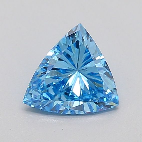 0.59 CT Fancy Vivid Blue TRIANGULAR