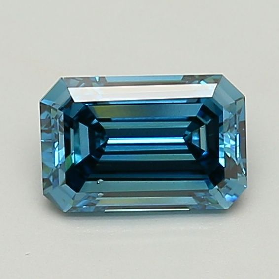 1.64 CT Fancy Vivid Blue EMERALD