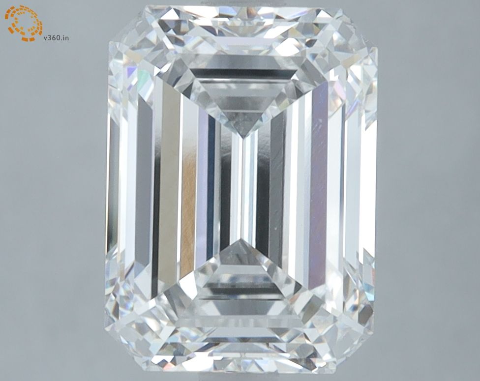 3.73 ct. emerald Lab Grown Diamond front image