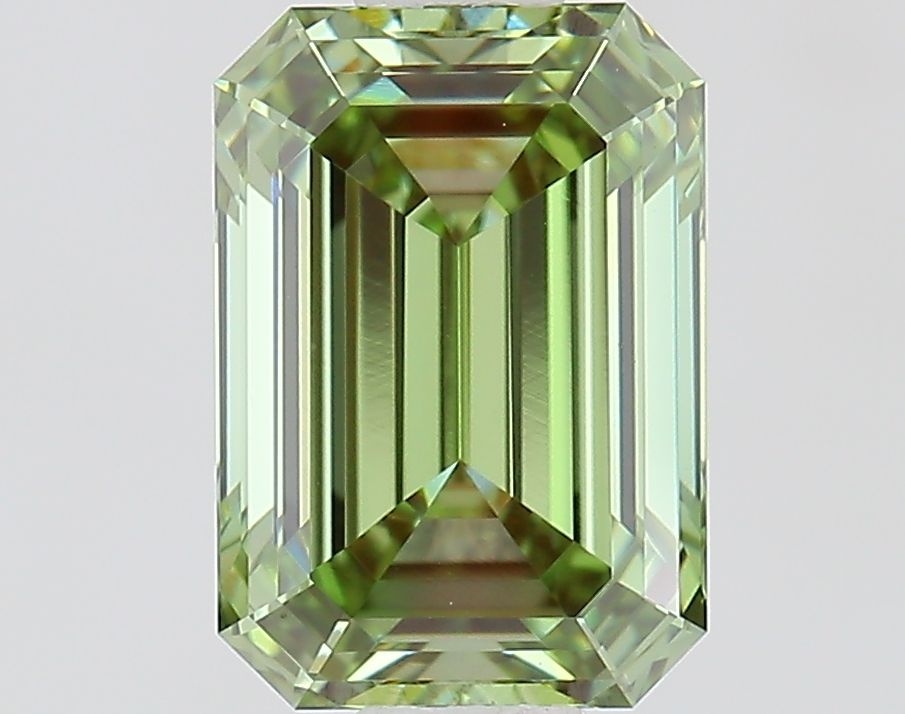 1.08 CT Fancy Vivid Green EMERALD