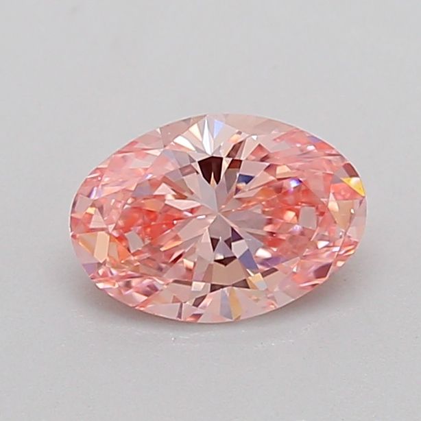 0.71 CT Fancy Vivid Pink OVAL