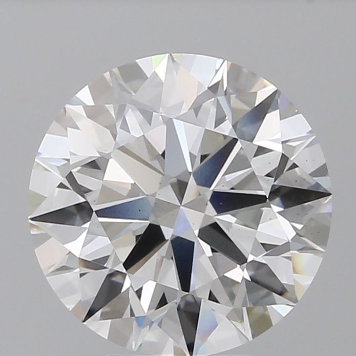 Diamant Rond 5.12 ct - Couleur F - Pureté VS1