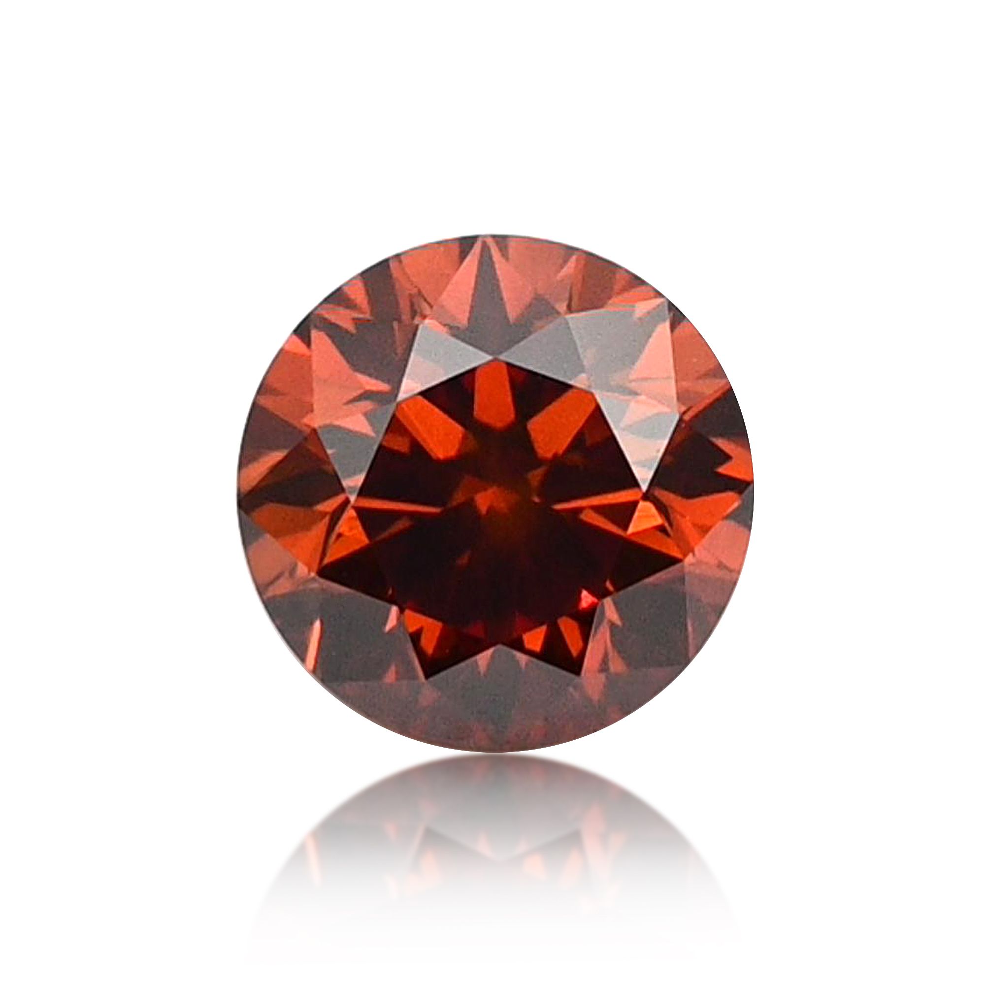 Diament 0.51 ct Fancy Deep Brown Orange/SI2
