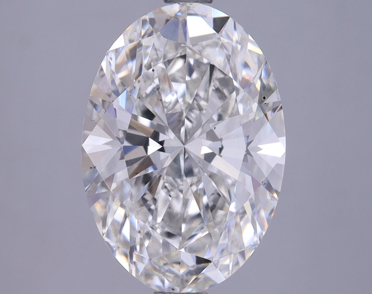 3.65 ct. oval Lab Grown Diamond front image