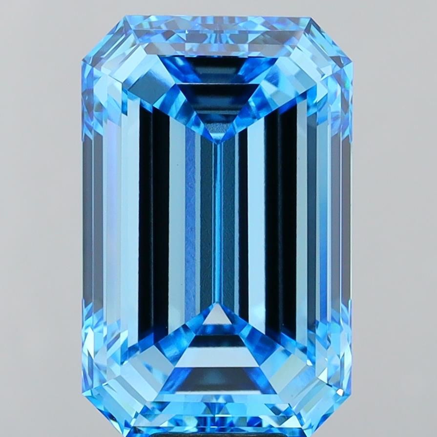 15.25 ct. emerald Lab Grown Diamond front image
