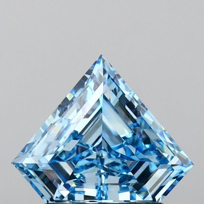 1.05 CT Fancy Intense Blue PENTAGONAL