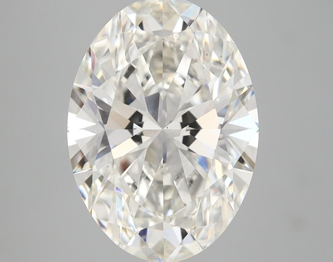 4.10 ct. oval Lab Grown Diamond front image