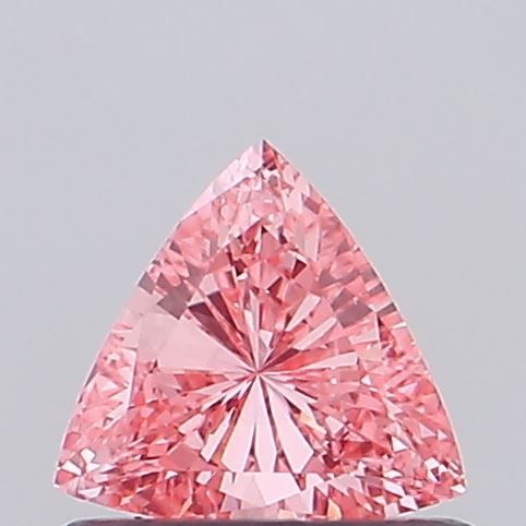 0.39 CT Fancy Vivid Pink TRIANGULAR