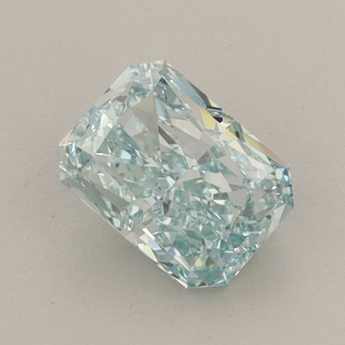 0.82 CT Fancy Intense Greenish Blue RADIANT