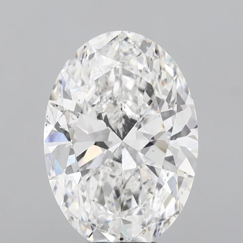 6.46 ct. oval Lab Grown Diamond front image