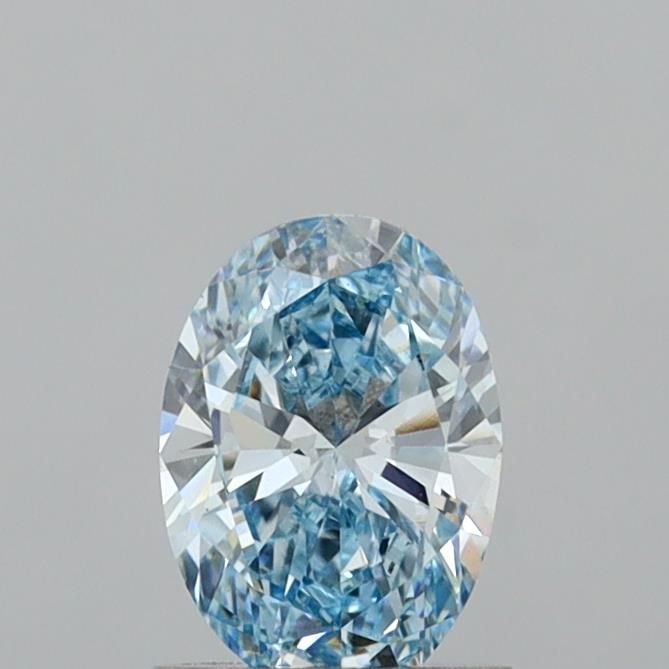 1.01 CT Fancy Intense Blue OVAL