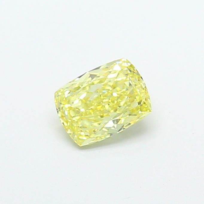 0.97 CT Fancy Intense Yellow CUSHION MODIFIED
