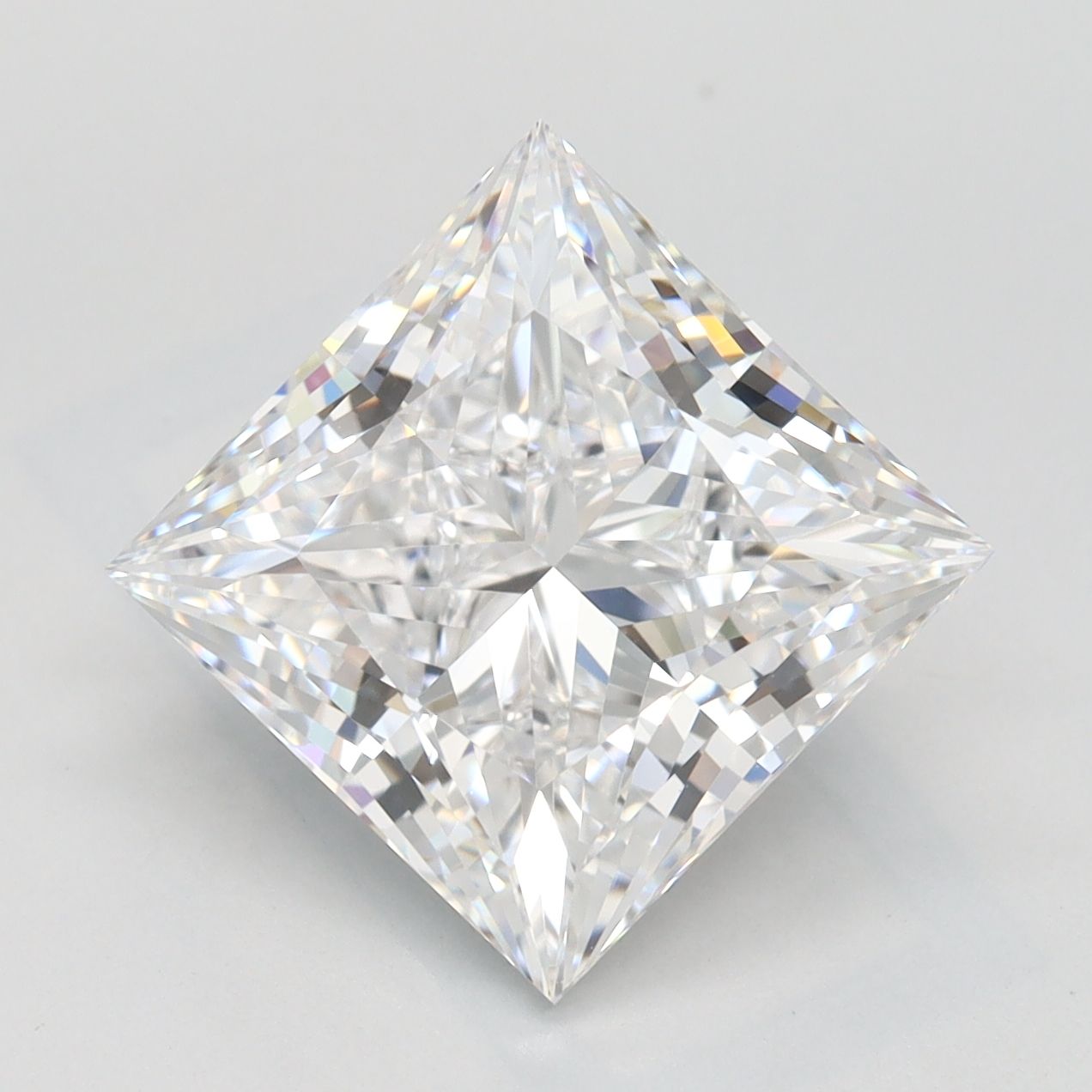 4.12 ct. princess Lab Grown Diamond front image
