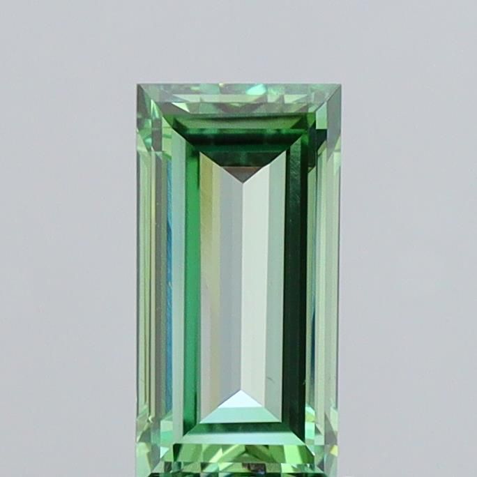 1.26 CT Fancy Vivid Green BAGUETTE