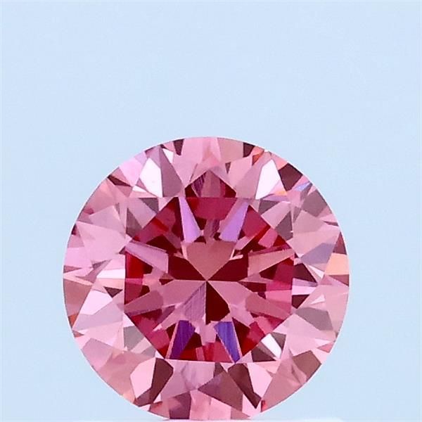 0.73 CT Fancy Vivid Pink ROUND