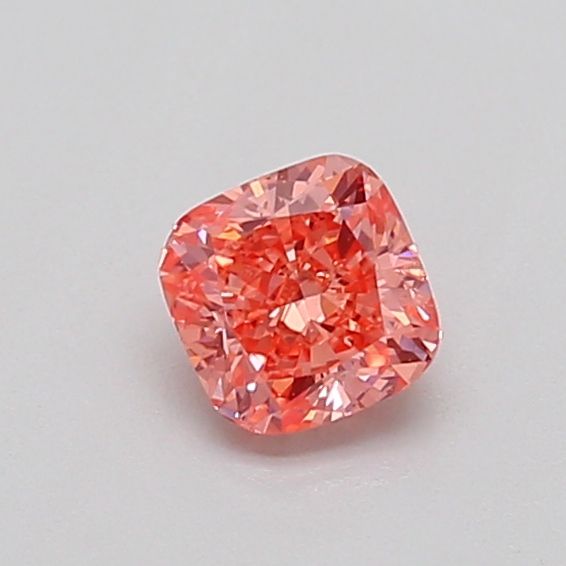 0.42 CT Fancy Vivid Pink CUSHION MODIFIED
