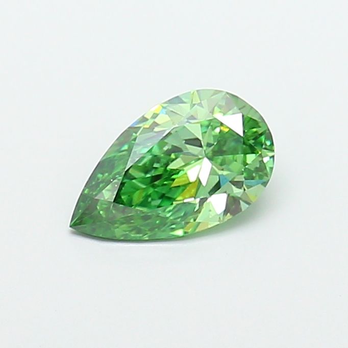 1.03 CT Fancy Vivid Green PEAR