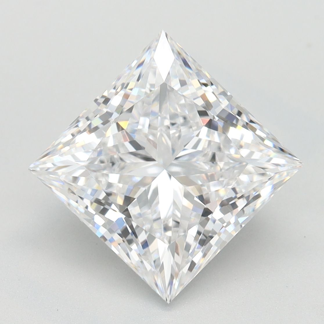 3.19 ct. princess Lab Grown Diamond front image