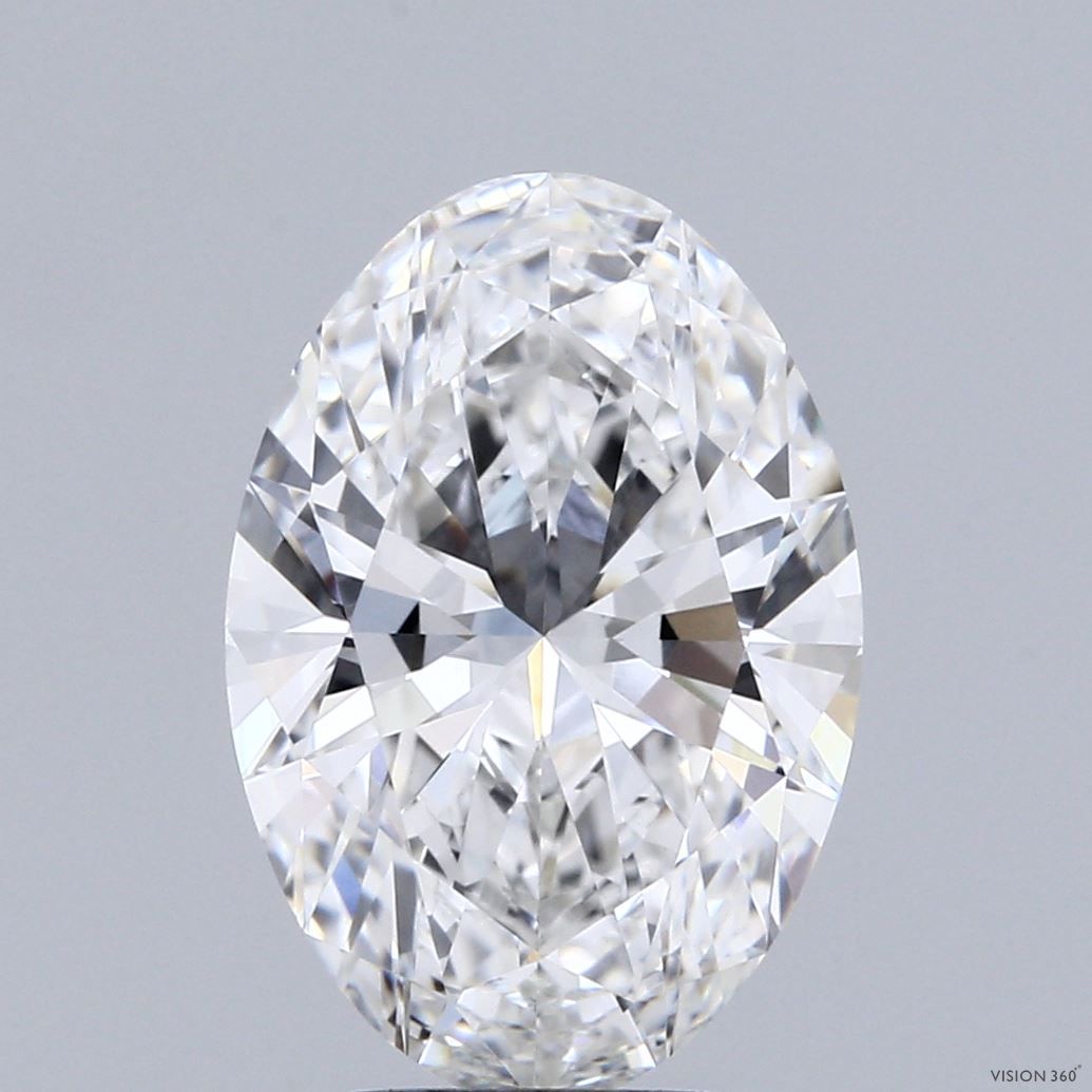 4.08 ct. oval Lab Grown Diamond front image