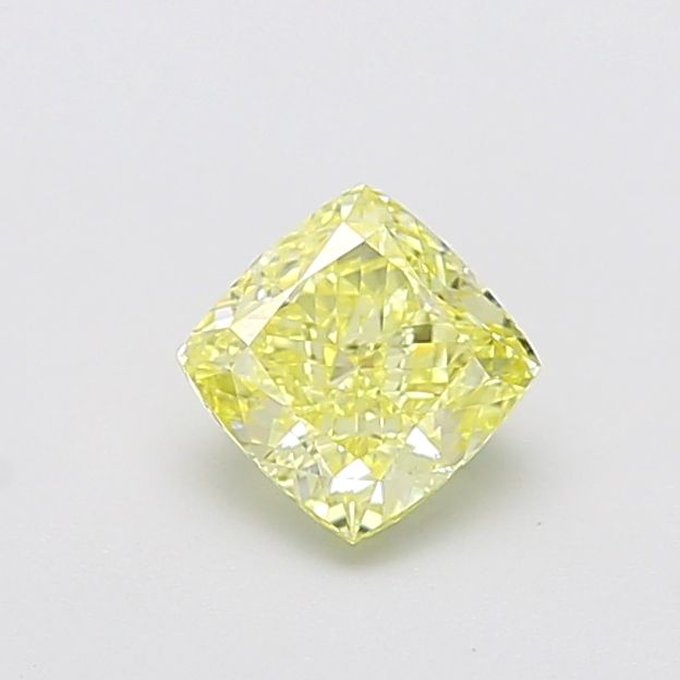 1.07 CT Fancy Yellow CUSHION MODIFIED