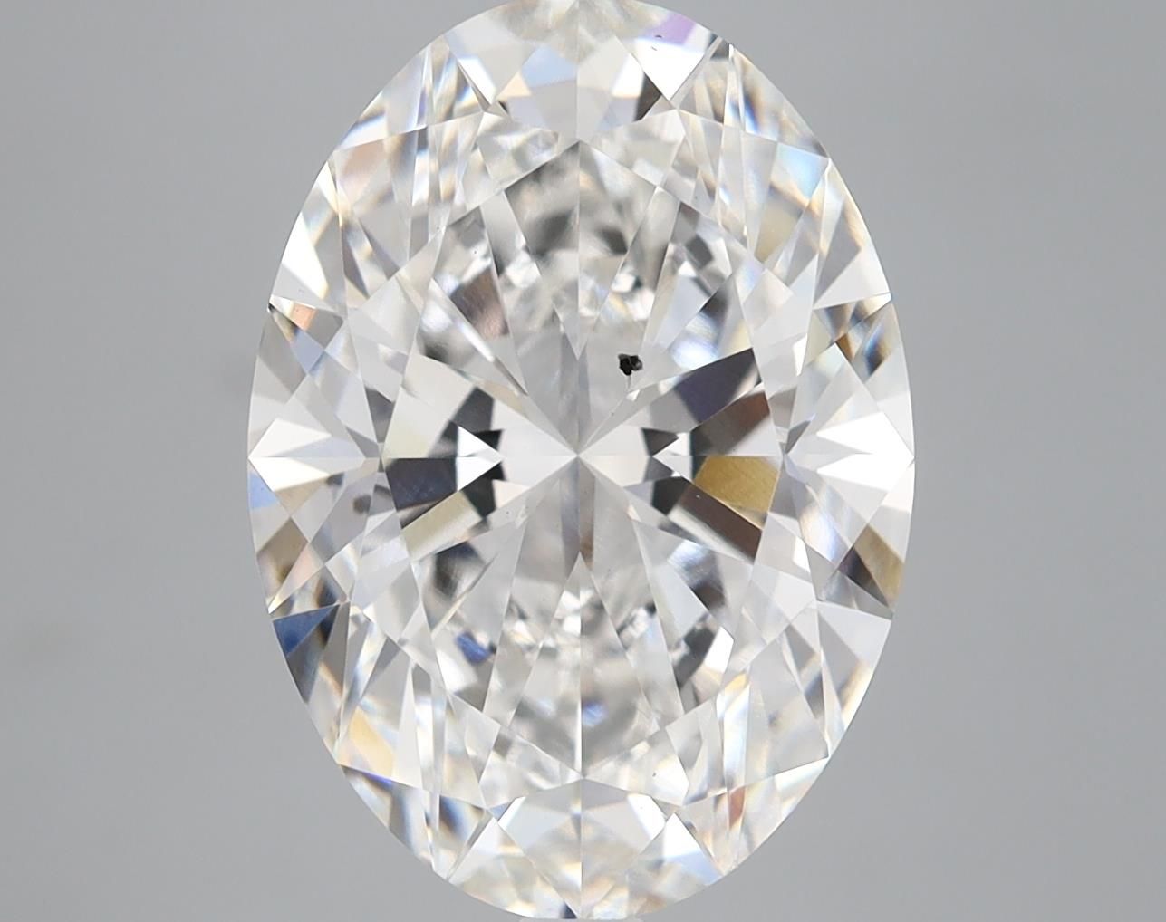 5.82 ct. oval Lab Grown Diamond front image