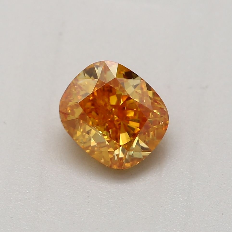 Diament 0.45 ct Fancy Vivid Yellow Orange/I1