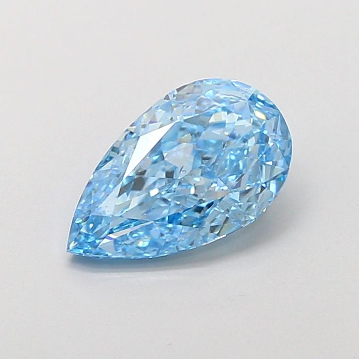 1.28 CT Fancy Vivid Blue PEAR
