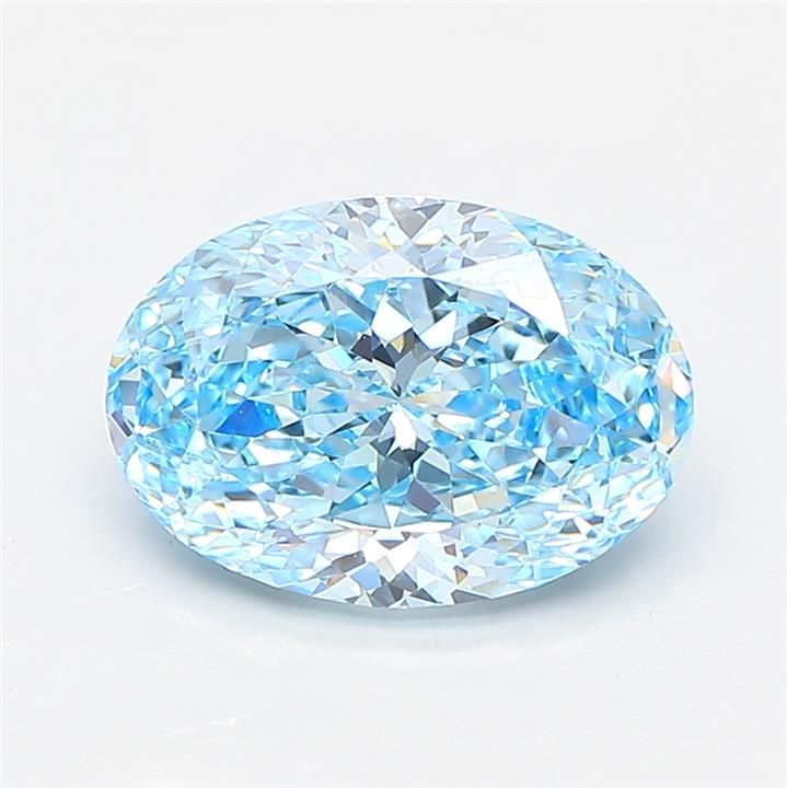 2.97 ct. oval Lab Grown Diamond front image