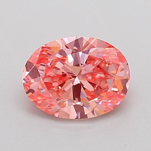 0.92 CT Fancy Vivid Pink OVAL