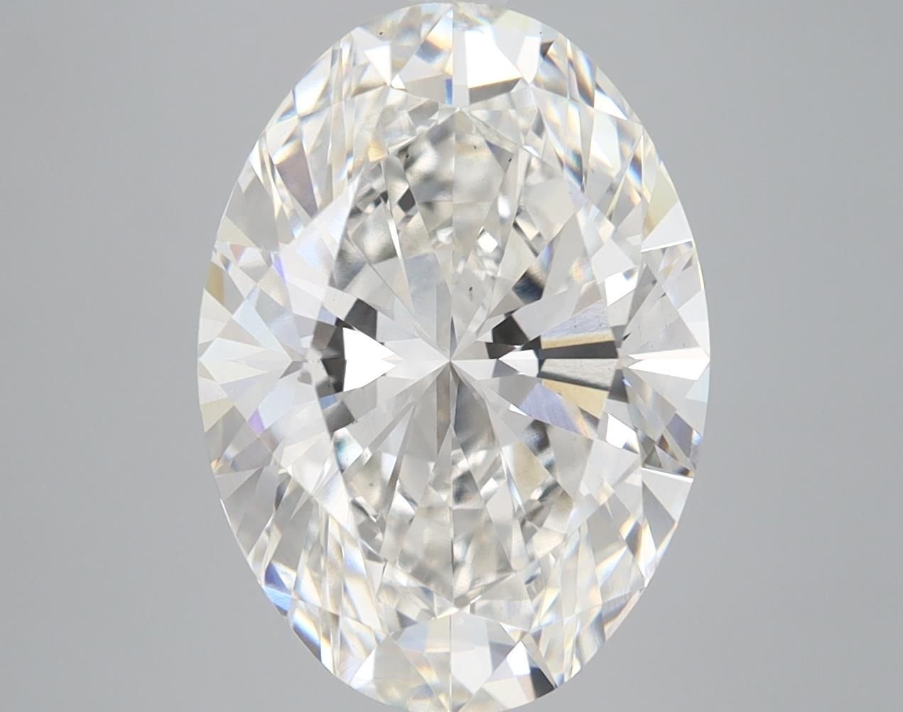 5.54 ct. oval Lab Grown Diamond front image