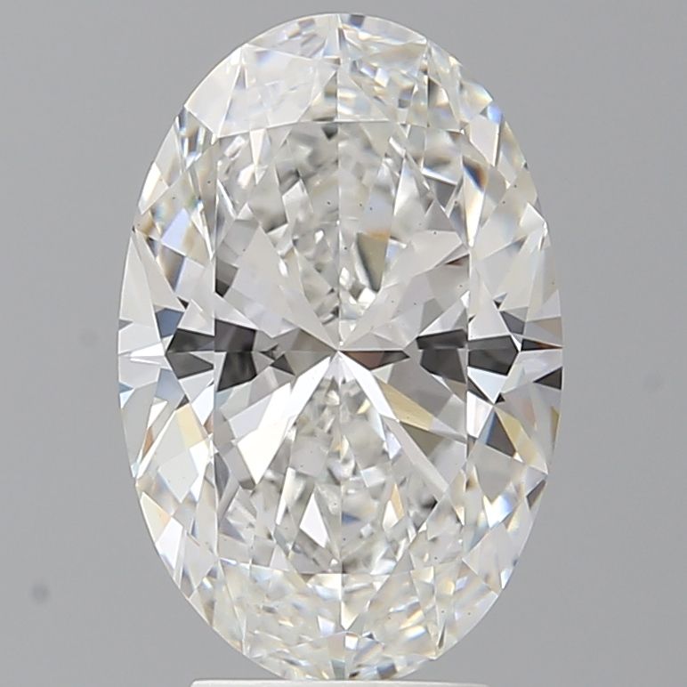 4.10 ct. oval Lab Grown Diamond front image