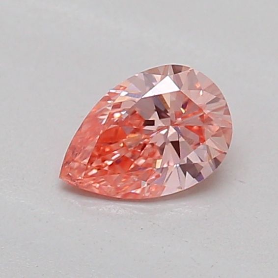 0.2 CT Fancy Vivid Brownish Pink PEAR