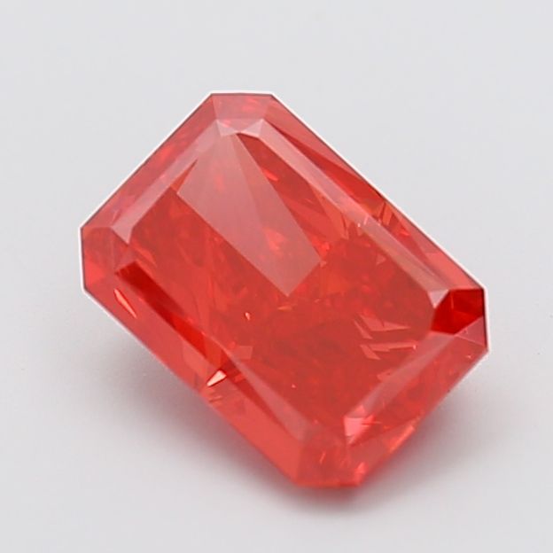 2.55 carat fancy vivid  red VS1 EX Cut IGI radiant diamond