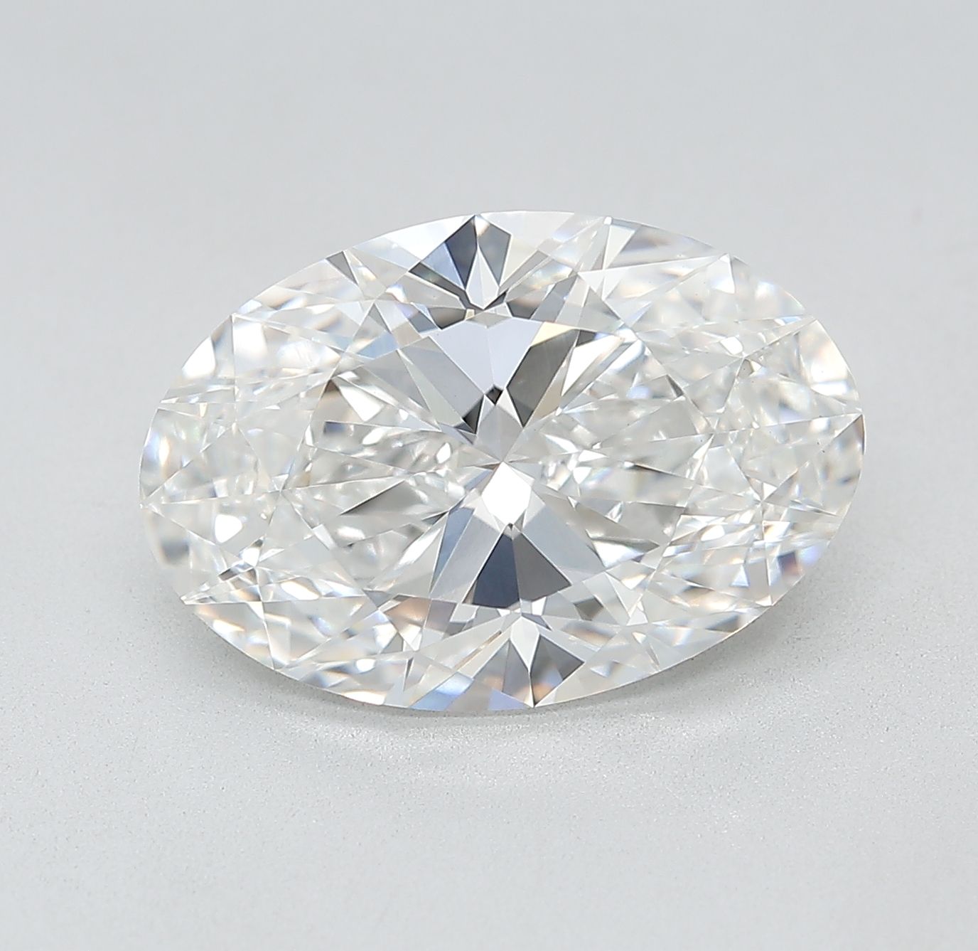 5.26 ct. oval Lab Grown Diamond front image