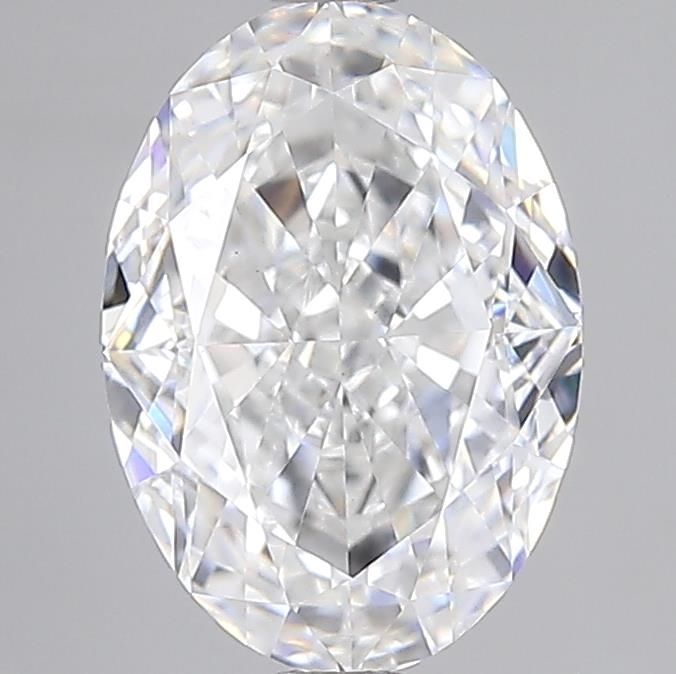 3.10 ct. oval Lab Grown Diamond front image