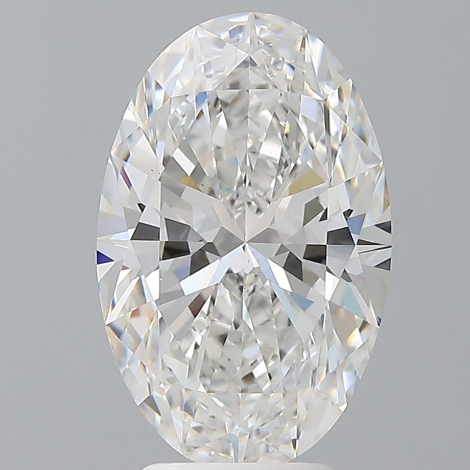 4.10 ct. oval Lab Grown Diamond front image