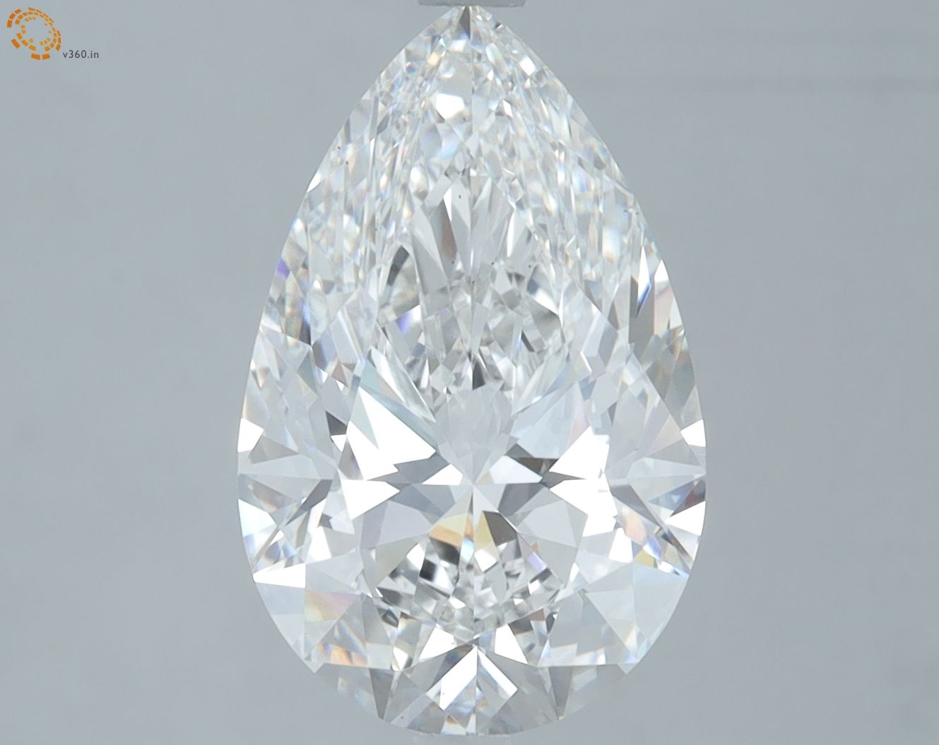 4.30 ct. pear Lab Grown Diamond front image