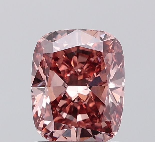 1.59 CT Fancy Pinkish Brown CUSHION MODIFIED