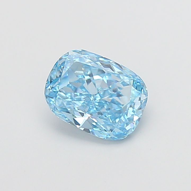 1.57 CT Fancy Vivid Blue CUSHION MODIFIED