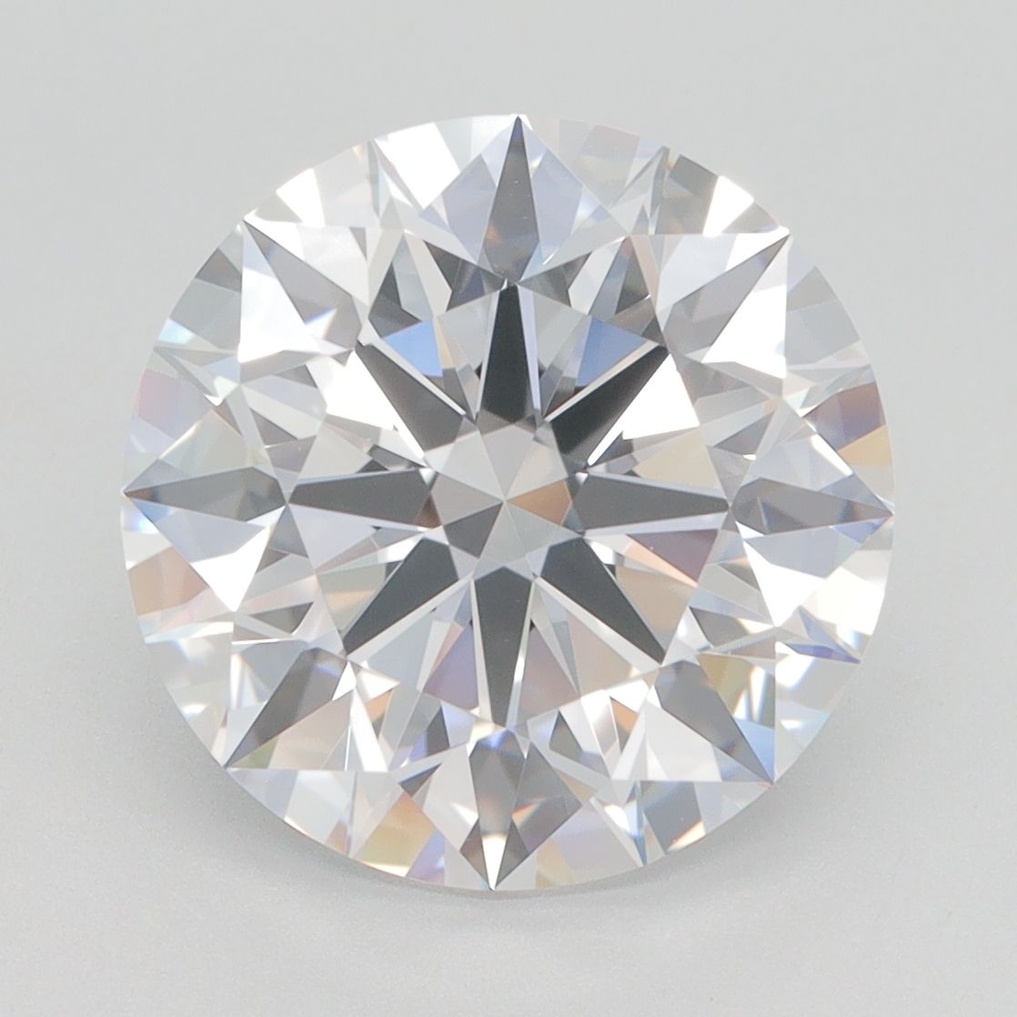 5.36 ct. round Lab Grown Diamond front image