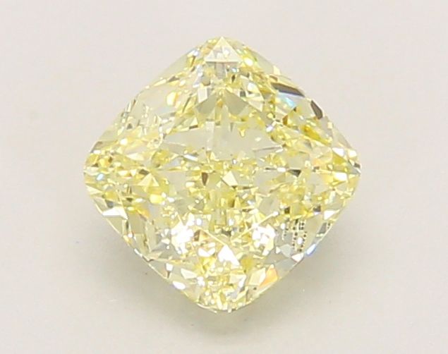 1.05 CT Fancy Light Yellow CUSHION MODIFIED