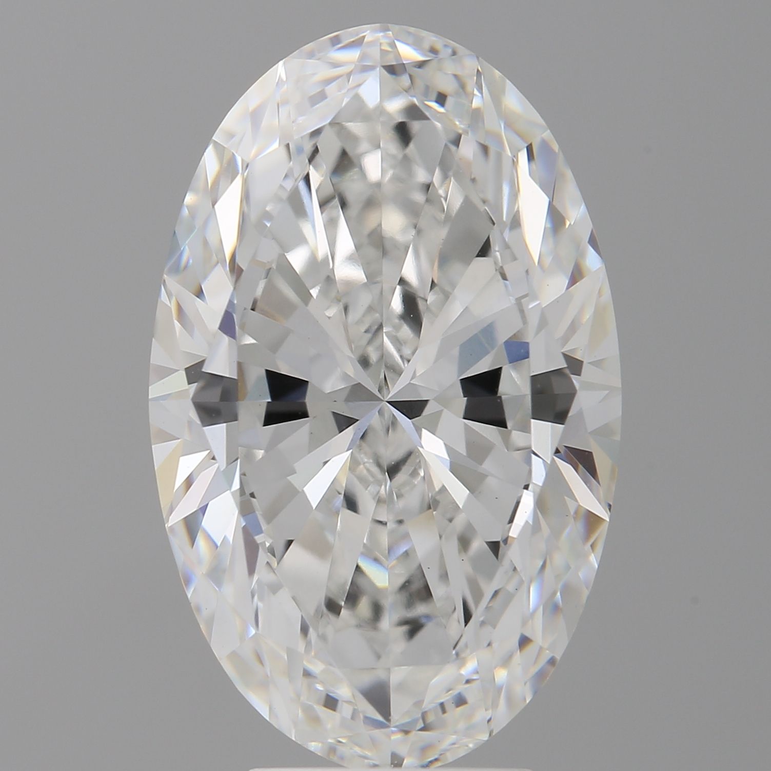 6.07 ct. oval Lab Grown Diamond front image