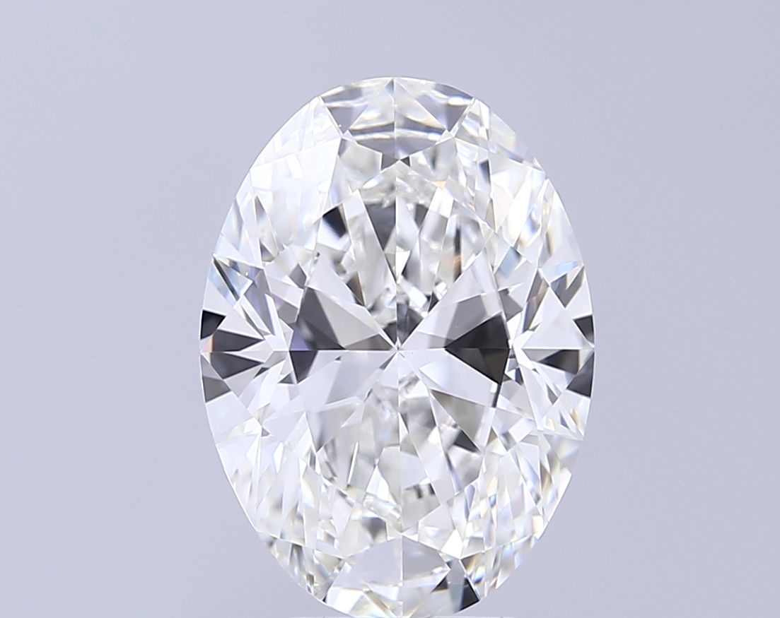 5.07 ct. oval Lab Grown Diamond front image